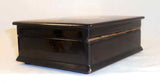 1986 Fedoskino Signed Hand Painted Russian Lacquer Box Dancing In Village Square