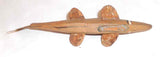 Beautiful Vintage Carved Wood and Metal Polychrome Painted Folk Art Fish Decoy