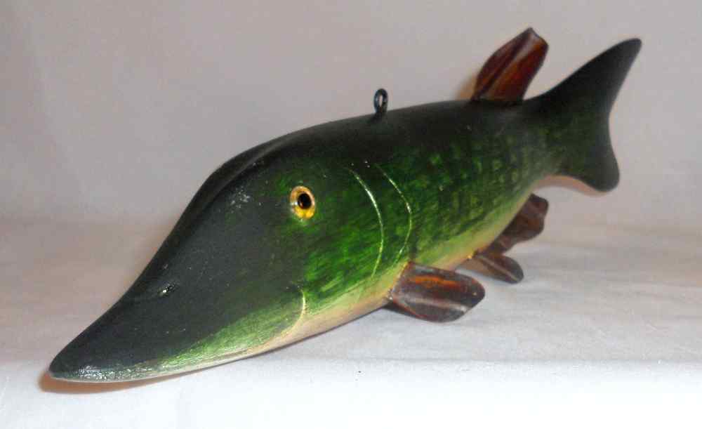 Vintage wooden fish - Gem