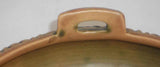 "Rare" 1924 Roseville Pottery Brown 7" Round Console Bowl Florentine Pattern
