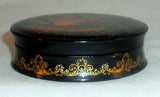 1973 Palekh Russian Lacquer Box Scene from Princes Frog Fairy Tale Artist Signed