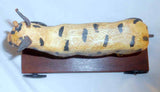 1980 Hand Carved Painted Wood Primitive Folk Art Goat Pull Toy W & J Gottshall