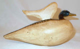 Folk Art Painted Hand Carved Wood Goose w/ Spread Wings Walter & June Gottshall