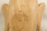 Folk Art Painted Hand Carved Wood Goose w/ Spread Wings Walter & June Gottshall