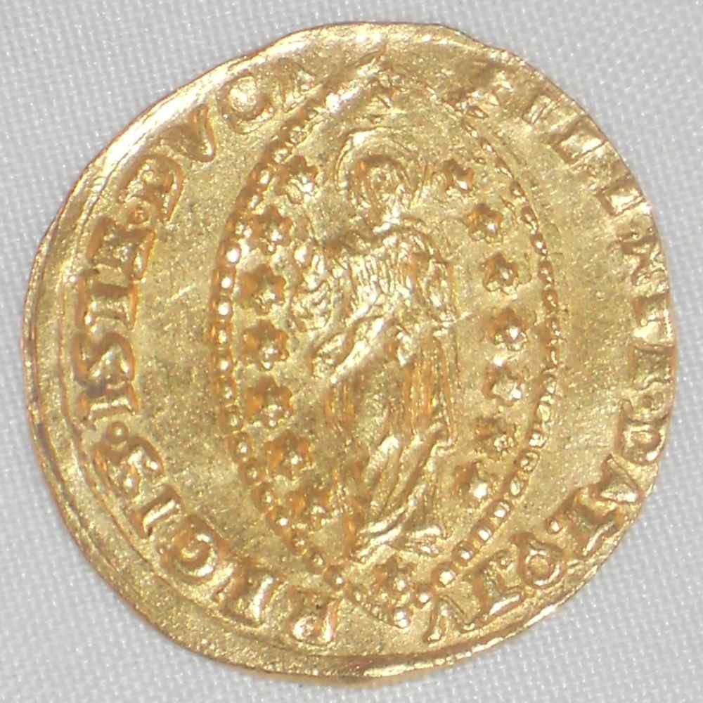Nice 1709-22 Gold Coin Venice Italy Zecchino Ducat Giovanni Corner