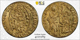 Beautiful 1400-13 Gold Coin Venice Italy Ducat Michael Steno Fr. 1230 PCGS MS64
