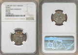 Beautiful 1280-1289 Silver Coin Venice Italy Giovanni Dandolo Biaggi 2789 AU55
