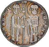 Beautiful 1280-1289 Silver Coin Venice Italy Giovanni Dandolo Biaggi 2789 AU55