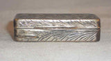Antique Silver Pill Box Nice Scroll Design with Flowers Marked 31 Italy 800