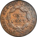 Beautiful 1828 Large Date Matron Head Large Cent ANACS Very Fine 35