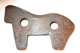 Antique Tin Pennsylvania Large Flat-Back Cookie Cutter Of Standing Horse