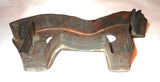 Antique Tin Pennsylvania Large Flat-Back Cookie Cutter Of Standing Horse