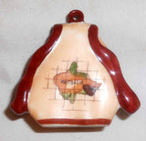 Limoges France ROCHARD Hand Painted Small Trinket Box Backpack World Map