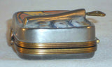 Limoges France Hand Painted Trinket Box Parry Vieille Sardine Can Being Opened