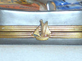 Limoges France Hand Painted Trinket Box Parry Vieille Sardine Can Being Opened