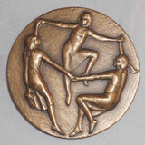 1968 Large Bronze Medal Society of Medalists 77th Issue Nina Winkel Sculptor