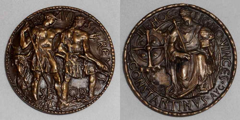 1960 Large Bronze Medal Society Of Medalists 61st Issue L. Lentelli Roma Aeterna