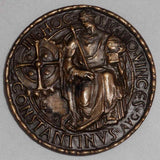 1960 Large Bronze Medal Society Of Medalists 61st Issue L. Lentelli Roma Aeterna