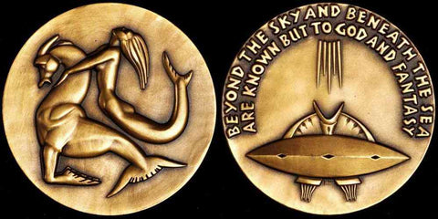 1967 Medal Society Of Medalists 75th Issue Beyond Sky Beneath Sea Herring Coe Sc