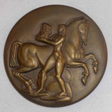 Bronze Medal Society Of Medalists Michael Lantz The Meek Shall Inherit The Earth