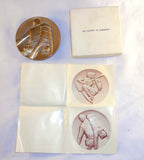 1973 Bronze Medal Society Of Medalists 87th Issue Mico Kaufman War & Sacrifice
