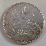 Mexican Crown Size Silver Coin 1910 One or Un Peso United States of Mexico Horse and Rider Caballito Choice Extremely Fine or Better