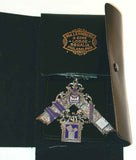 1973 Past Master Masonic Medal Ribbon Enamel & Sterling Silver Boyertown PA Lodge No. 741 F&AM In Leather Holder William Lehmberg & Sons Philadelphia