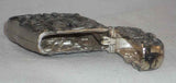 Antique Art Nouveau Silveroin Match Safe/Vesta Nude Woman (Godiva?) with Horses