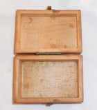 Antique Sycamore Wood Mauchline Box Transfer Ponce De Leon Hotel St Augustine FL