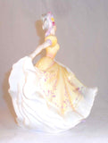 1970 English Royal Doulton Hand Painted Bone China Woman Figurine Ninette NH2379