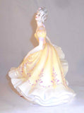 1970 English Royal Doulton Hand Painted Bone China Woman Figurine Ninette NH2379