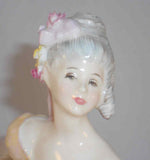1970 English Royal Doulton Hand Painted Bone China Woman Figurine Ninette NH2379
