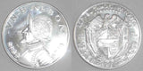 Beautiful 1973 Crown Size Silver Coin Panama One Balboa Uncirculated Proof