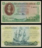 Currency 1948 South African Reserve Bank Five Pounds Banknote Van Riebeeck P# 95