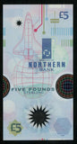 1999 Northern Ireland 5 Pounds Sterling Polymer Banknote Commemorate Millennium