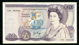 1970-1980 Great Britain Twenty Pounds Queen Elizabeth Signed J B Page Prefix C06