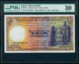 Currency February 8, 1950 Egypt 10 Pounds Banknote P 23c Signature Leith-Ross VF