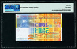 1995 National Bank of Switzerland Banknote 10 Francs Pick 66a PMG Gem Unc 65 EPQ
