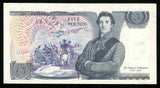 Currency Great Britain 5 Pounds Banknote P-378e 1987-88 Somerset Prefix RB68 XF+