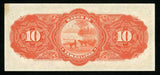 1902 Mexico Banco De Tamaulipas 10 Pesos Remainder Banknote Cattle Scene P S430c