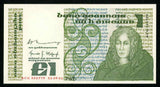 1981 Central Bank of Ireland One Pound Banknote Pick 70b Gem Uncirculated 66 EPQ