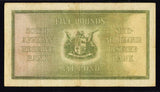 Currency 1929 South African Reserve Bank Five Pounds Banknote Sail Ship P# 86a