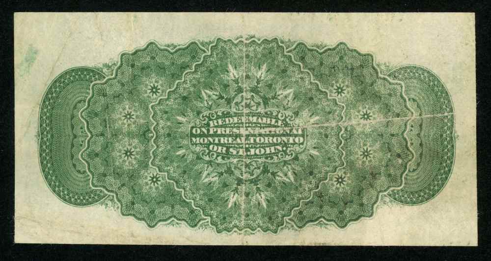 1870 Dominion of Canada Currency Twenty Five Cents Banknote Pick