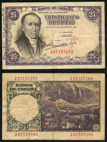 Spain 25 Pesetas