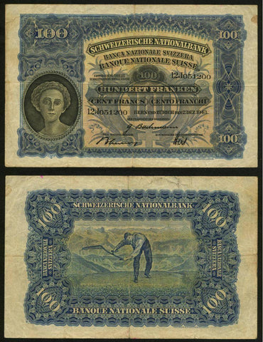 Switzerland 100 Francs