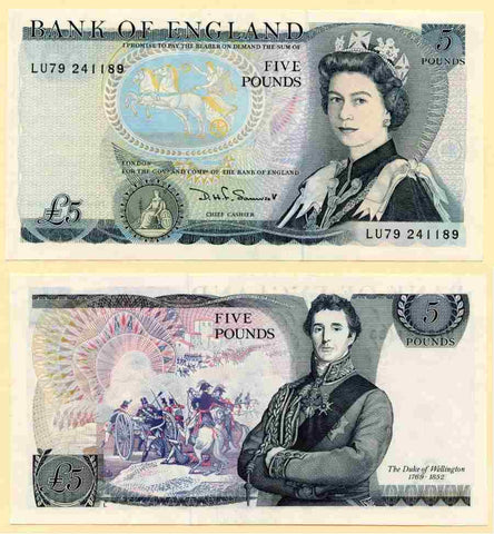Great Britain Five Pound Elizabeth