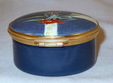 Halcyon Days Enamels Ltd Edition Box Donald Hamilton Fraser Poinsettia Painting