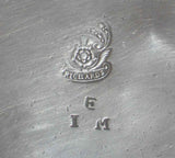 Circa 1700 English Pewter 9 3/8" Deep Plate w/ Plain Rim Timothy Richards England