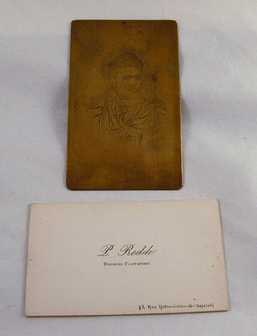 French Engraving On Bronze