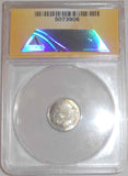 Egypt Silver Coin 1884 AD One Qirsh Ottoman Sultan Abdul Hamid II W Mark MS63